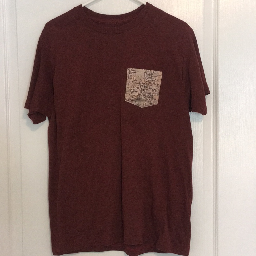 Urban outfitters maps pocket tee